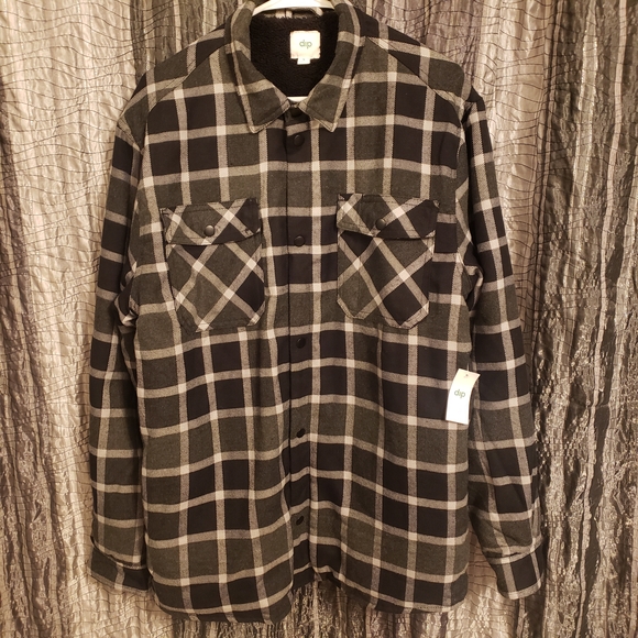 Dip Black and Gray Checkered Shirt - Picture 1 of 8